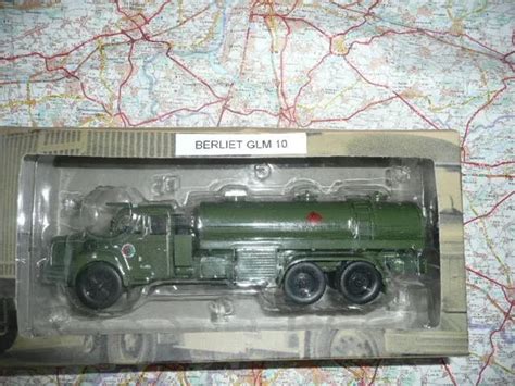 BERLIET GLM 10 Citerne Militaire IXO Camion D Autrefois 1 43 En Boite