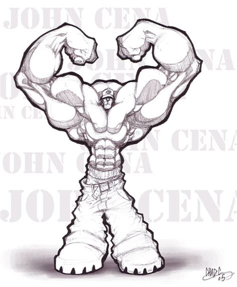 Drawing Pictures Of John Cena at PaintingValley.com | Explore ...