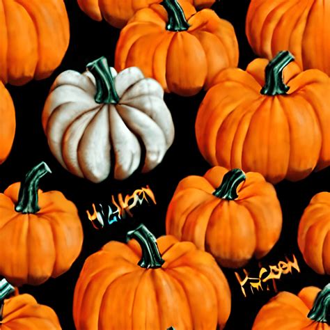 Halloween Pumpkin Pattern · Creative Fabrica