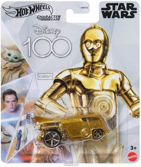 Amazon Hot Wheels Disney Character Cars C Po Scale Collectible Toy Car From Star
