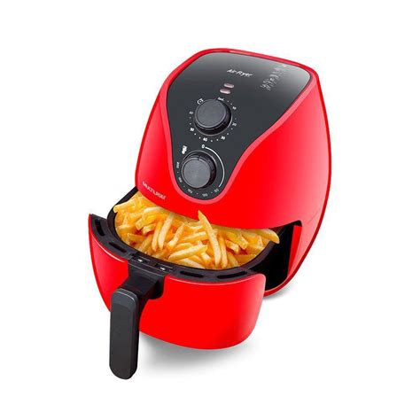 Fritadeira El Trica Air Fryer L Multilaser Vermelho V Em Promo O