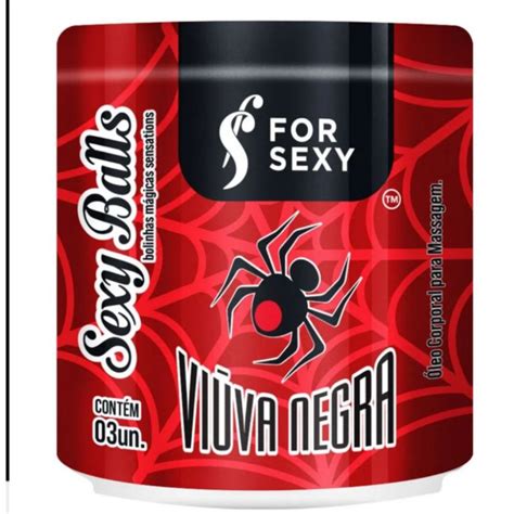 Bolinha Funcional Sexy Balls ViÚva Negra Com 3 Unidades For Sexy Shopee Brasil