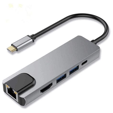 Adaptador Multipuerto Usb C En Off Pinnaxis