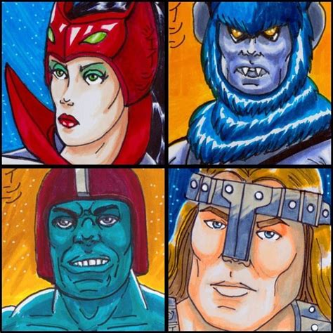 Motu Cards Sample Set By Razecomix Cards Fan Art Art