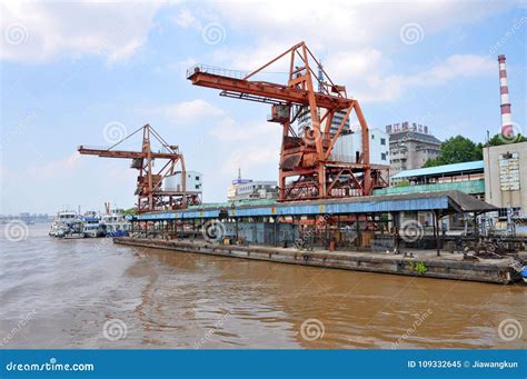 Zhongshan Wharf, Nanjing, China Editorial Image - Image of architecture ...