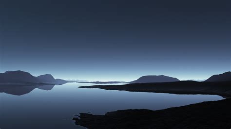 Wallpaper Pemandangan Laut Danau Air Alam Refleksi Langit