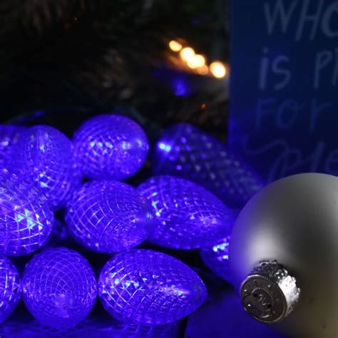 Blue C9 LED Lights - Perfect for Parties!