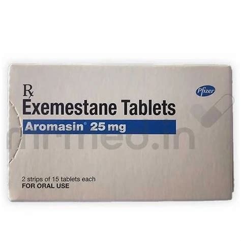 Aromasin Exemestane 25 Mg Tablets At Rs 3900box अरोमासिन टॅब्लेट In