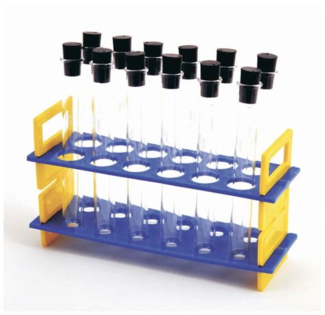 United Scientific Supplies Test Tube Rack Set With Twelve 24mL Glass