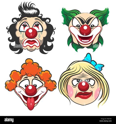 Clown Circus Cut Out Stock Images Pictures Alamy