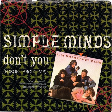 Simple Minds Don T You Forget About Me Breakfast Club Sleeve