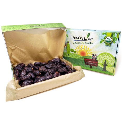 Organic Medjool Dates In A Gift Box Buy In Bulk From Food To Live