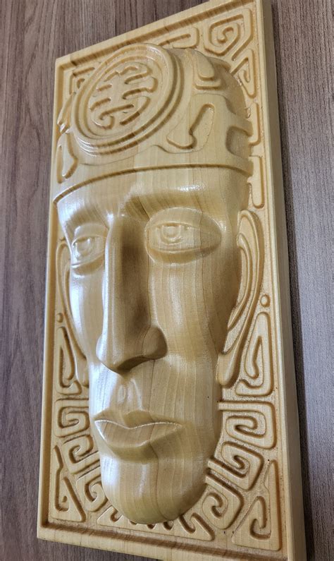 Totem Poplar Wood Carving - Etsy