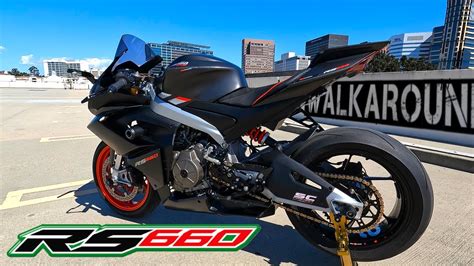 Aprilia RS 660 Walkaround Modifications Accessories YouTube