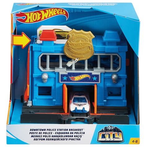 Hot Wheels City Downtown Police Station Breakout Play Set Hot Wheels As Seen On TV UK