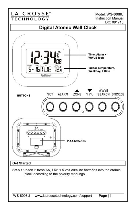 Wt 3102 Atomic Clock Manual