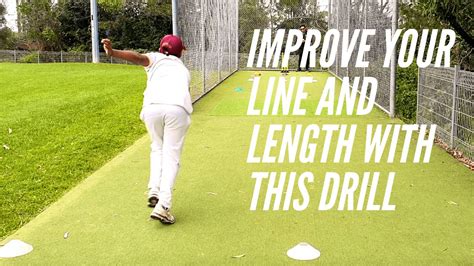 No.8 - Improve Bowling Line and Length | Cricket Bowling Drills (With ...