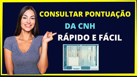 Consulta PontuaÇÃo Cnh Veja Como Consultar Pontos Cnh Youtube