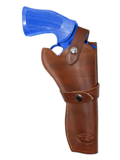 New Barsony Brown Leather Western Style Gun Holster Smith And Wesson 6 Revolvers Holsters