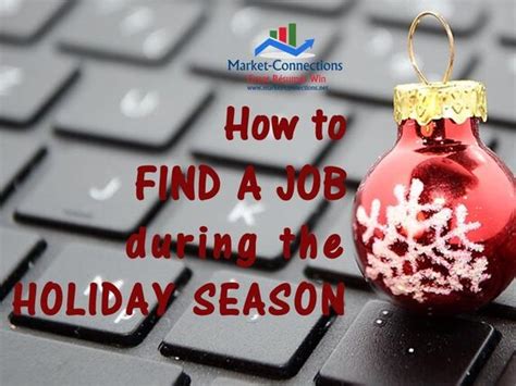 How To Find A Job During The Holiday Season Professional Resume