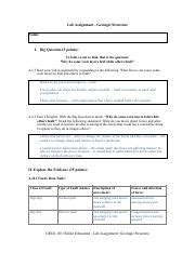 Mushkin P Geol Structure Pdf Lab Assignment Geologic Structure