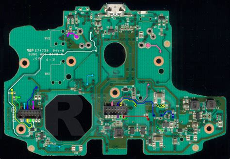 XB1 Controller PCB Scans Traces And Info 1537