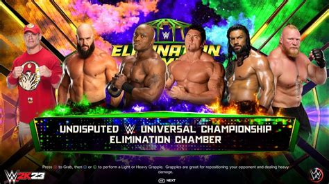 Full Match Man Elimination Chamber Match Elimination Chamber Wwe