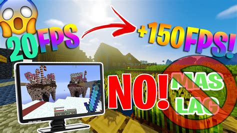 Como Aumentar Los Fps En Minecraft Quitar El Lag Youtube