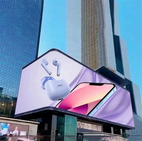 Naked Eye 3D LED Video Wall Outdoor Advertising Videowall Screen Display For Large Shopping