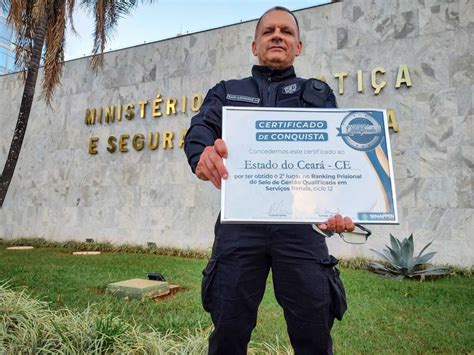 Sistema Prisional Do Cear Conquista Premia O Nacional No Ranking