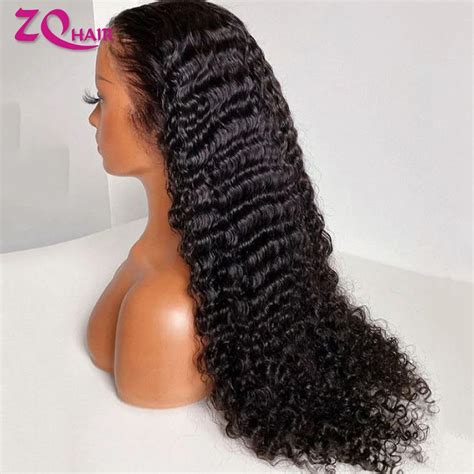 Onda Profunda Hd Lace Front Peruca De Cabelo Humano Glueless Pronto