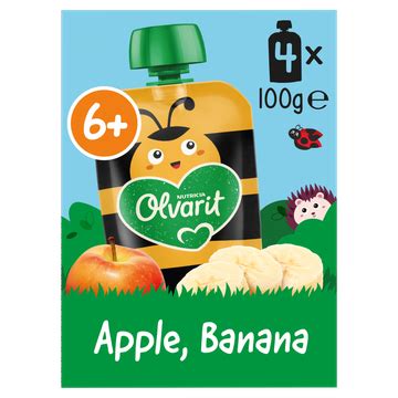 Olvarit Knijpfruit Appel Banaan Maanden X G Bestellen Jumbo