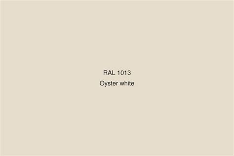 RAL 1013 Colour (Oyster white) - RAL Yellow colours | RAL Colour Chart UK