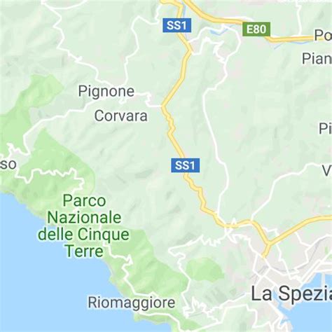 Cinque Terre Mappa Dei Sentieri Da Monterosso A Vernazza Manarola