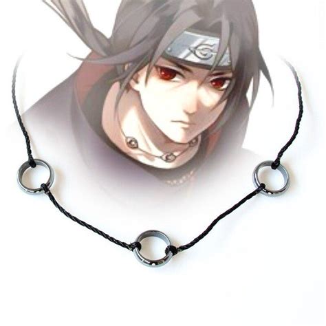 Buy Anime Naruto Akatsuki Uchiha Itachi Necklace Titanium Steel Pendant