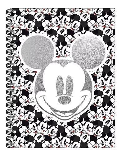 Mooving Mickey Mouse Tapa Dura 80 Hojas Rayada 1 Materias Unidad X 1