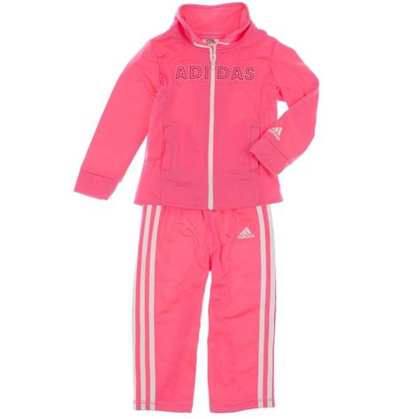 New Adidas Sport Performance Girls 2 Piece Tracksuit Set Variety Clr