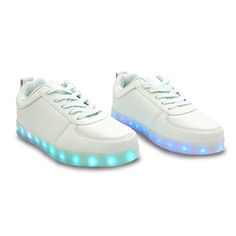 Family Smiles LED Light Up Sneakers Kids Low Top Boys Girls Unisex Lace ...