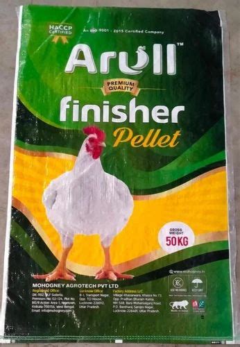 Pellets Arull Premium Finisher Poultry Feed 50 Kg At Rs 1850 Bag In