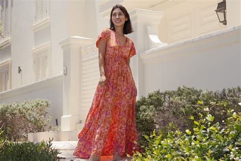 DRESS HS391P107 KIARA MAXI SWEET PEACH Naked Gypsy