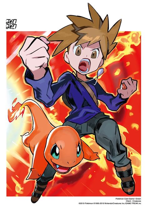 High-Quality Artwork For Red, Blue, And Green Pokemon TCG Cards ...