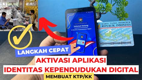 Cara Aktivasi Identitas Kependudukan Digital Yang Baik Dan Benar Youtube