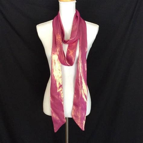 Sparkly Pink Sash Extra Long Pink Scarf Fuchsia Sash For Bridesmaids