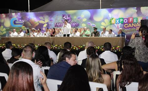 Inauguran la Expo Feria Canaco 2023 en Mazatlán