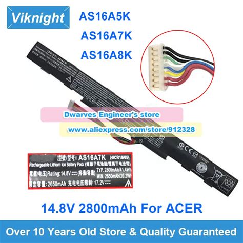 Original AS16A5K Battery For Acer Aspire E5 Series Laptop Notebook