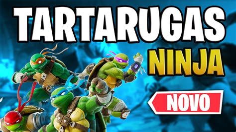 COWABUNGA TARTARUGAS NINJA NO FORTNITE PASSE ARMAS MÍTICAS E MAIS