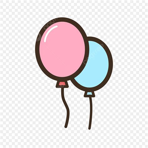 Gambar Balon Warna Warni Warna Balon Dekorasi Png Dan Vektor Dengan