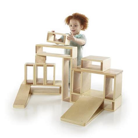 Модульный конструктор Guidecraft Block Play Полые блоки из дерева, 16 ...