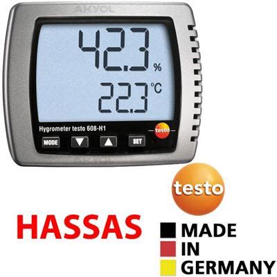 Testo 608 H1 Sıcaklık ve Nem Ölçer