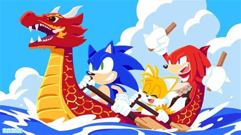 sonic channel releases  illustration depicting sonic   journey